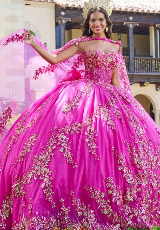 Sweet Sixteen|Quince Dresses With Sleeves^Tiffany Quinceanera 26075