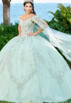 Quince Dresses With Sleeves|Plus Sized Quince Dresses^Tiffany Quinceanera 56498