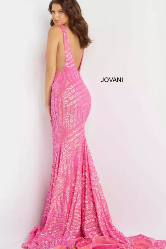 Pageant|Long Dresses^Jovani V Neck Long Fitted Dress 59762