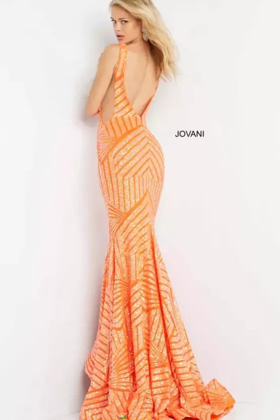 Pageant|Long Dresses^Jovani V Neck Long Fitted Dress 59762