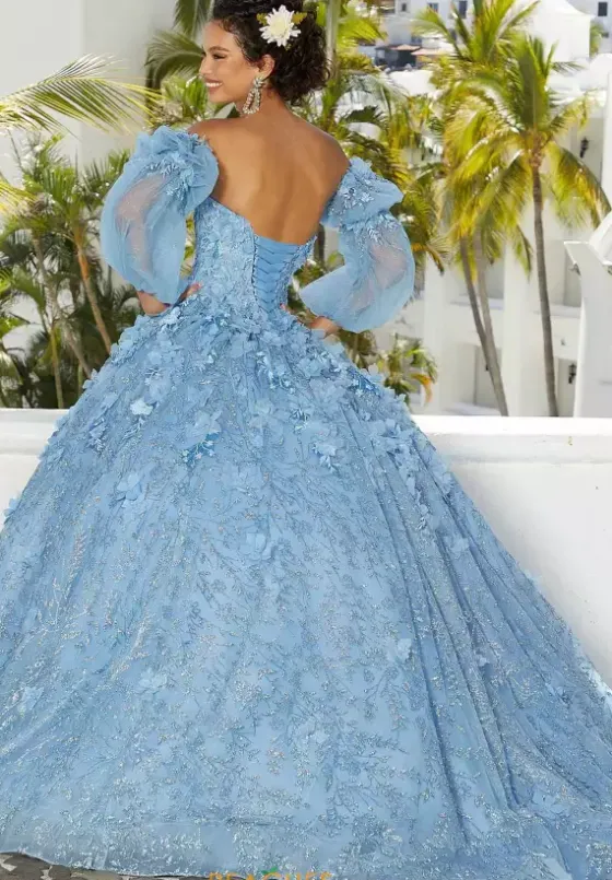 Sweet Sixteen|Quince Dresses With Sleeves^Vizcaya Quinceanera 89353