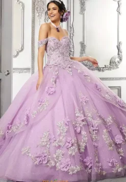 Sweet Sixteen|Plus Sized Quince Dresses^Vizcaya Quinceanera 89318 Orchid