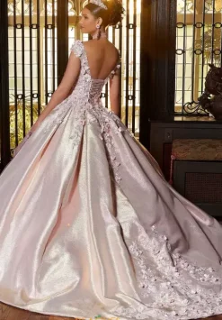 Plus Sized Quince Dresses|Sweet Sixteen^Vizcaya Quinceanera 89331 Blush