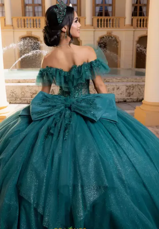 Plus Sized Quince Dresses|Sweet Sixteen^Vizcaya Quinceanera 4080015 Jade