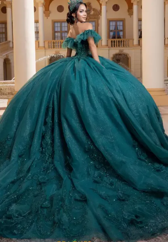 Plus Sized Quince Dresses|Sweet Sixteen^Vizcaya Quinceanera 4080015 Jade