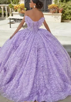 Plus Sized Quince Dresses|Sweet Sixteen^Vizcaya Quinceanera 34092 Orchid
