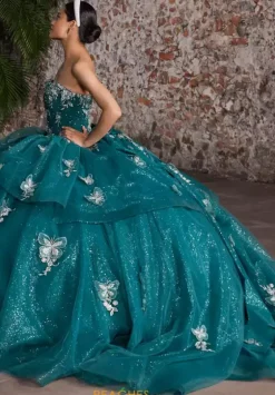 Quince Dresses With Sleeves|Plus Sized Quince Dresses^Vizcaya Quinceanera 89548