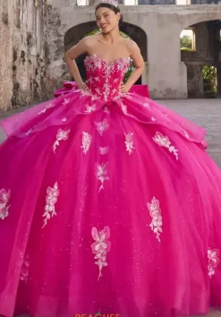 Quince Dresses With Sleeves|Plus Sized Quince Dresses^Vizcaya Quinceanera 89548