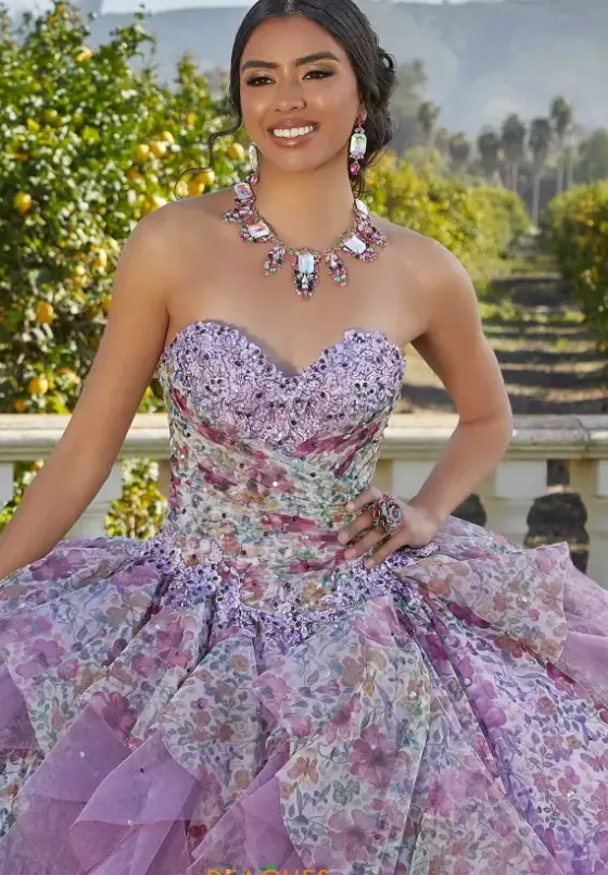 Sweet Sixteen|Quince Dresses With Sleeves^Vizcaya Quinceanera 89423