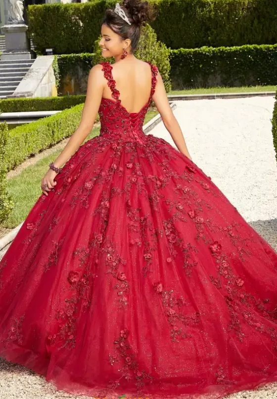 Plus Sized Quince Dresses|Sweet Sixteen^Vizcaya Quinceanera 60133 Wine