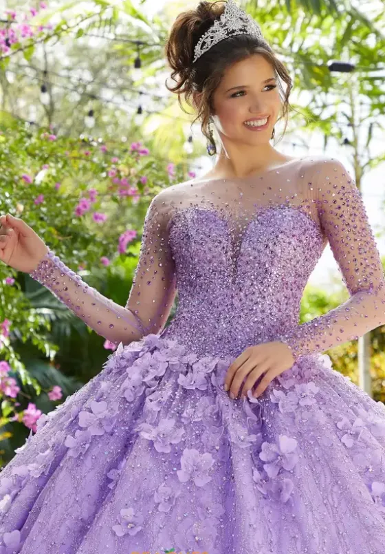 Quince Dresses With Sleeves|Sweet Sixteen^Vizcaya Quinceanera 89297