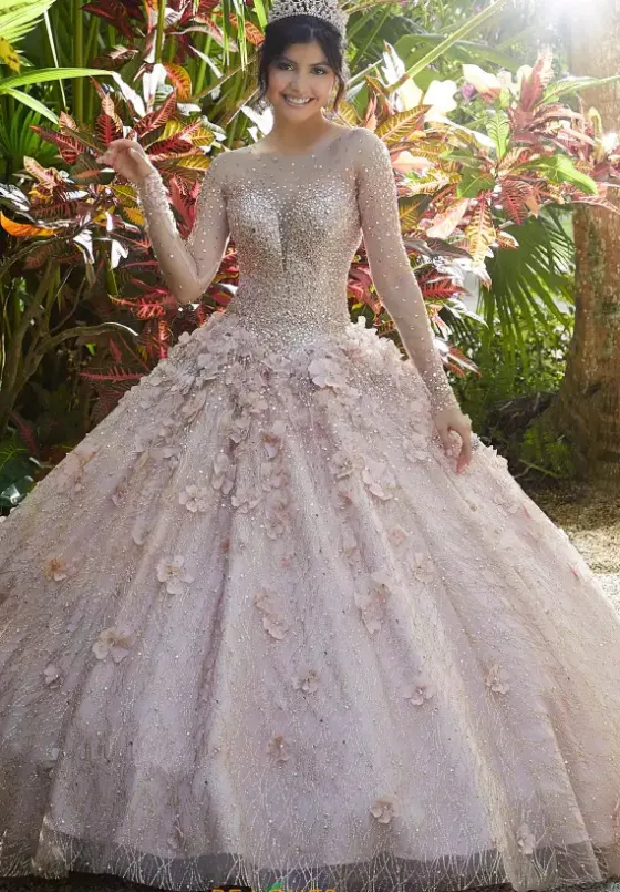 Quince Dresses With Sleeves|Sweet Sixteen^Vizcaya Quinceanera 89297