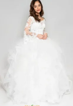 Quince Dresses With Sleeves|Plus Sized Quince Dresses^Vizcaya Quinceanera 89153