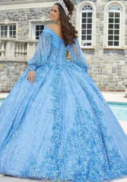Sweet Sixteen|Quince Dresses With Sleeves^Vizcaya Quinceanera 89411