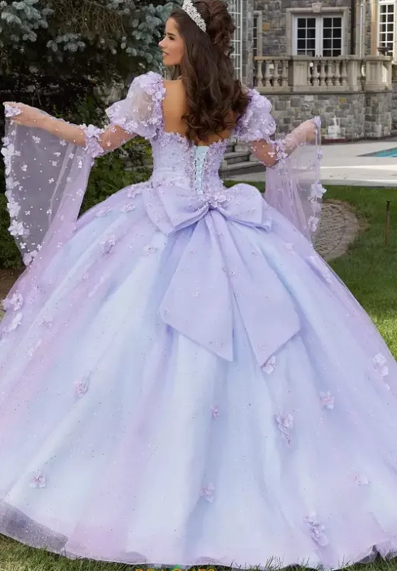 Sweet Sixteen|Quince Dresses With Sleeves^Vizcaya Quinceanera 60174