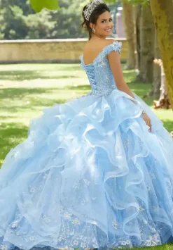 Plus Sized Quince Dresses|Sweet Sixteen^Vizcaya Quinceanera 89303 Blush