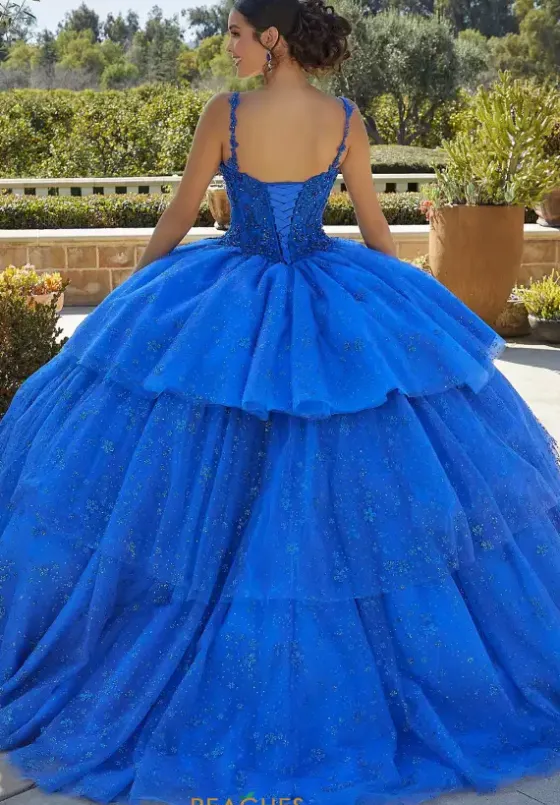 Sweet Sixteen|Plus Sized Quince Dresses^Vizcaya Quinceanera 89428 Regal Royal