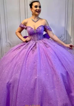 Sweet Sixteen|Plus Sized Quince Dresses^Vizcaya Quinceanera PH1002SP Orchid
