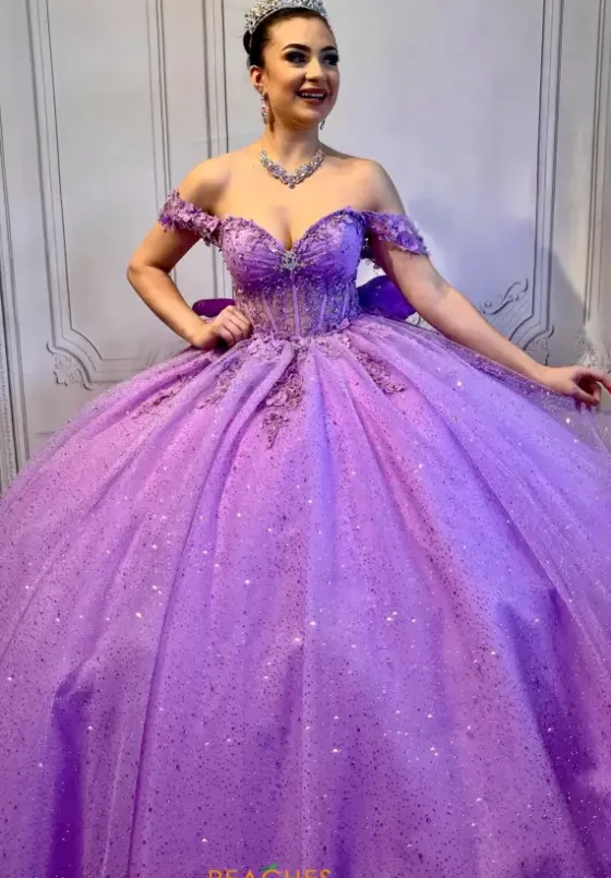 Sweet Sixteen|Plus Sized Quince Dresses^Vizcaya Quinceanera PH1002SP Orchid